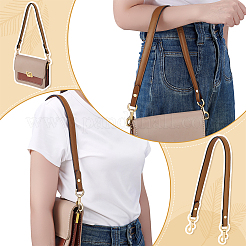 1Pc Cowhide Bag Handles with Alloy Clasps&nbsp;FIND-PH0028-16A