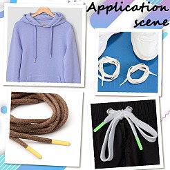 40Pcs 4 Colors Alloy Cord End&nbsp;FIND-GF0008-47B