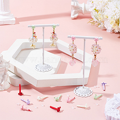 5 Colors Alloy Stud Earring Findings&nbsp;FIND-SP0005-60B
