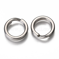 304ステンレススチールキーチェーン留め具  スプリットキーリング  4.5x1mm  内径：3mm&nbsp;STAS-B002-01P-A