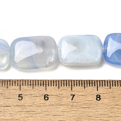 Natural Striped Agate/Banded Agate Beads Strands&nbsp;G-B137-B01-01D