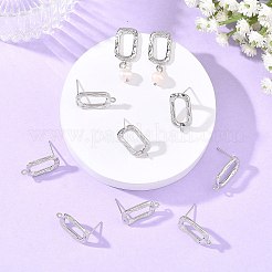 SHEGRACE Brass Earring Stud Earring Findings&nbsp;XGRQ6M082-910P
