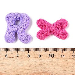 26Pcs 26 Styles Opaque Resin 26 Letter Cabochons&nbsp;RESI-H145-01