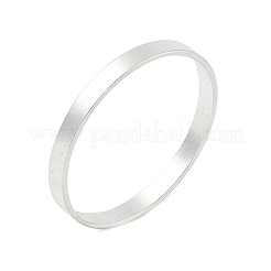 女性用スター指輪シルバーフィンガー指輪925個  プレーンバンドリング  銀  2.2mm  内径：18.2mm&nbsp;RJEW-NH0002-02C-S