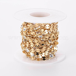 Handmade Brass Flat Sequin Chain&nbsp;CHC-S012-054