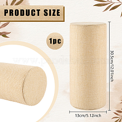Wood Covered with Linen Headband Holder Organizer for Girls Women&nbsp;ODIS-WH0007-94