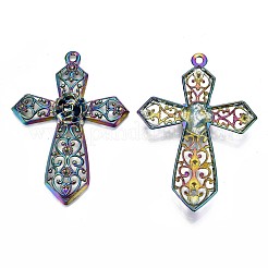 Alloy Big Pendants Rhinestone Settings&nbsp;PALLOY-N156-030-RS