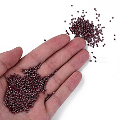 11/0 チェコ不透明ガラスシードビーズ  光沢のある  ラウンド  サドルブラウン  2.2x1.5mm  穴：0.7mm  約500 G /袋&nbsp;SEED-N004-003B-12
