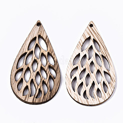 Unfinished Hollow Wood Big Pendants&nbsp;WOOD-N006-90