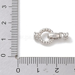 925 Sterling Silver Fold Over Clasps&nbsp;SE-CBAF1B0-05P