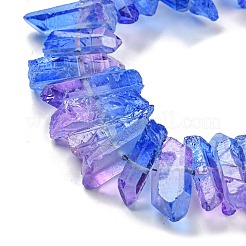 Natural Dyed Quartz Beads Strands&nbsp;G-G791-14F