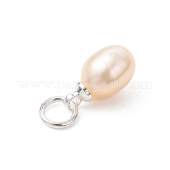 Natural Cultured Freshwater Pearl Pendants&nbsp;PALLOY-JF05172-02