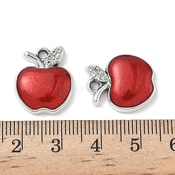 Alloy Enamel Rhinestone Pendants&nbsp;FIND-L024-16P