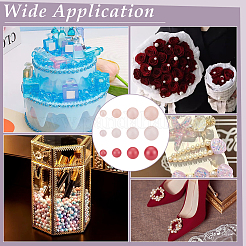 2610Pcs Resin Imitation Pearl Beads&nbsp;RESI-PH0002-54B