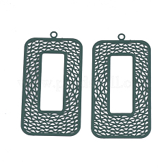 430 Stainless Steel Filigree Pendants&nbsp;STAS-S108-14B