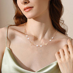 Stainless Steel Butterfly Jewelry Set&nbsp;SJEW-AN0001-55