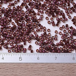 MIYUKIデリカビーズ  シリンダー  日本製シードビーズ  11/0  （db0120)ダークトパーズクラレット光沢  1.3x1.6mm  穴：0.8mm  約20000個/袋  100 G /袋&nbsp;SEED-J020-DB0120