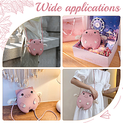 DIY Imitation Leather Pig Shaped Crossbody Bag Kits&nbsp;DIY-WH0043-63