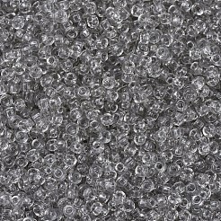 MIYUKIラウンドロカイユビーズ  日本製シードビーズ  （rr2412)透明トープ  11/0  2x1.3mm  穴：0.8mm  約50000個/ポンド&nbsp;SEED-G007-RR2412