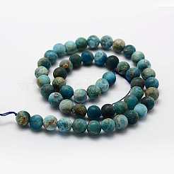 Natural Apatite Beads Strands&nbsp;X1-G-K193-6mm-12