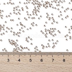 TOHOラウンドシードビーズ  日本製シードビーズ  （銅で裏打ちされたクリスタル740)個  15/0  1.5mm  穴：0.7mm  約3000個/10g&nbsp;X-SEED-TR15-0740