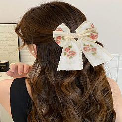 3Pcs 3 Styles Bowknot Polyester Hair Barrettes&nbsp;PHAR-LP0002-41