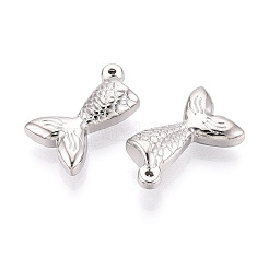 304 Stainless Steel Fishtail Pendants&nbsp;STAS-T069-11P