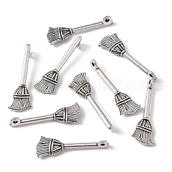 Tibetan Style Zinc Alloy Broom Pendants&nbsp;LS-TIBEP-R334-317AS-RS