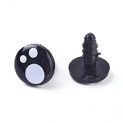 Craft Plastic Doll Eyes&nbsp;DIY-TAC0005-04-10mm