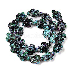 Synthetic Turquoise Dyed Beads Strands&nbsp;G-P507-05A-2