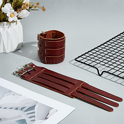 Punk Rock Style Leather Bracelets&nbsp;BJEW-WH0816-013A