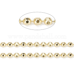 Spray Painted Brass Faceted Ball Chains&nbsp;CHC-K011-35C