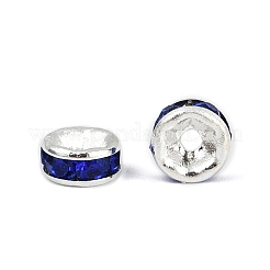 Brass Grade A Rhinestone Spacer Beads&nbsp;RSB035NF-15