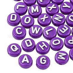 Plating Opaque Acrylic Beads&nbsp;MACR-SZ0001-46D
