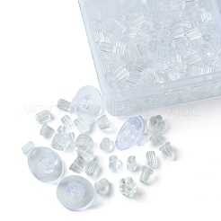 680Pcs 4 Colors Plastic Ear Nuts&nbsp;FIND-FS0002-15