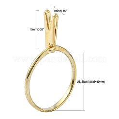 Zinc Alloy Cuff Ring Findings&nbsp;LS-PALLOY-E005-01G-02