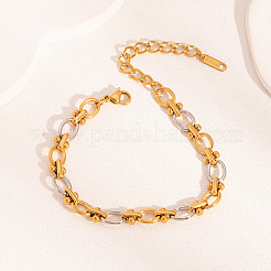 304 Stainless Steel Link Chain Bracelets Set for Women&nbsp;IX7784-3