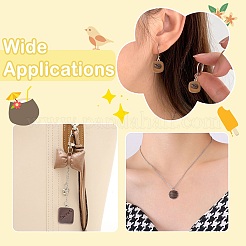 12Pcs 12 Styles Opaque Resin Pendants&nbsp;RESI-CJZ0001-09