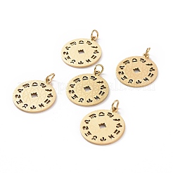 201 Stainless Steel Pendants&nbsp;STAS-S105-T565D-2