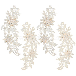 2 Pairs Polyester Clothing Patches&nbsp;DIY-GF0013-19A