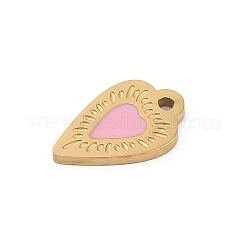 304 Stainless Steel Enamel Charms&nbsp;STAS-I325-054G-01