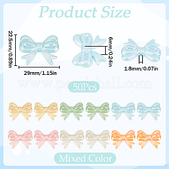 50Pcs Opaque Acrylic Beads&nbsp;SACR-SC0001-30