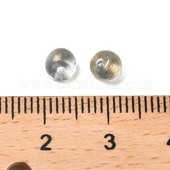 透明なアクリルビーズ  ゲインボロ  5x4mm  穴：1.2mm  約100個/セット&nbsp;OACR-E038-01D