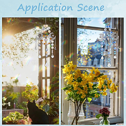 DIY Sun Moon Hanging Suncatcher Making Kits&nbsp;DIY-SC0031-19
