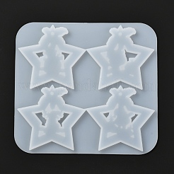 Christmas Theme DIY Keychain Silicone Molds&nbsp;DIY-I057-14