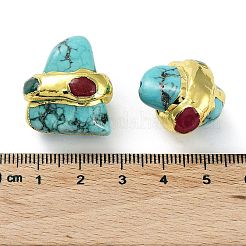 Natural Howlite Dyed Beads&nbsp;KK-K348-17G