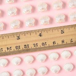 200個 2スタイル ABS模造パールビーズ  シェル形状  ホワイト  10~11x11.5~12.5x4~6.5mm  穴：1.6~1.8mm  100個/スタイル&nbsp;OACR-FS0002-31