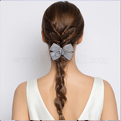 2Pcs Bowknot Rhinestone Hair Barrettes&nbsp;PHAR-HS0001-05