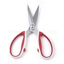 ステンレス製のはさみ  はさみ  キッチンはさみ  プラスチック製のハンドル付き  レッド  195x105x14mm&nbsp;TOOL-Q021-02