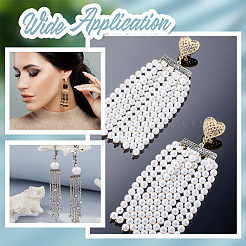 80Pcs 8 Styles Tibetan Style Alloy Chandelier Component Links&nbsp;FIND-GO0003-54